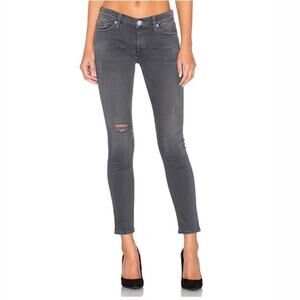 Hudson Krista Ankle Super Skinny Grey Jean Size 24